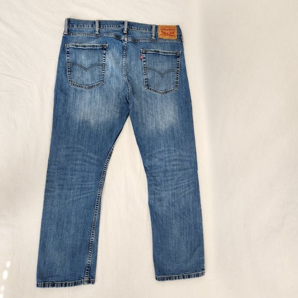 LEVI'S 513 VINTAGE Unisex Western Slim Straight Stretch Jeans W38 L30 Exc. Cond. - Picture 4 of 16
